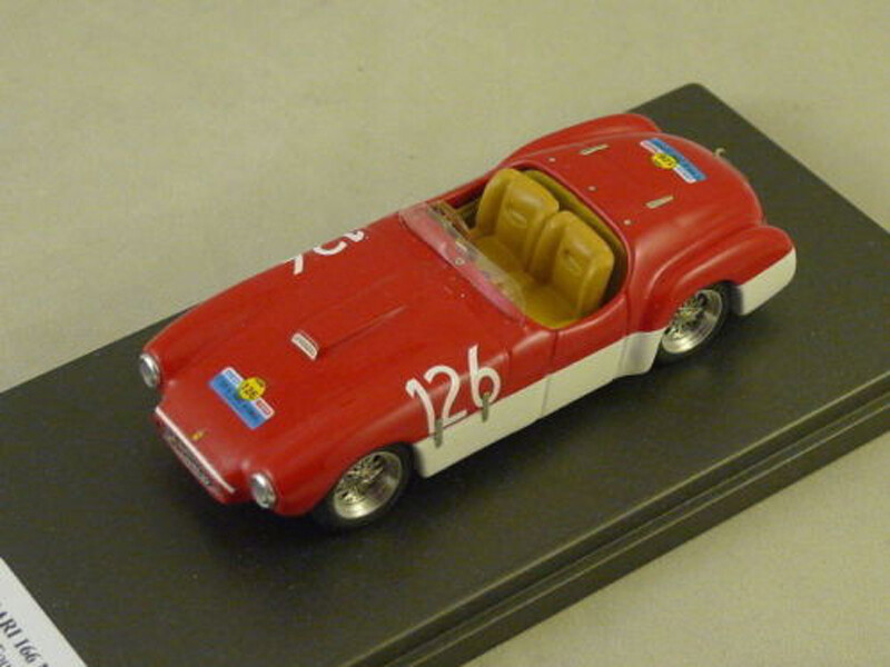ALFA MODEL 43  AM43F11 FERRARI 166 MM OBLIN TOUR DE FRANCE 1954 # 126 HERZET-BIANCHI