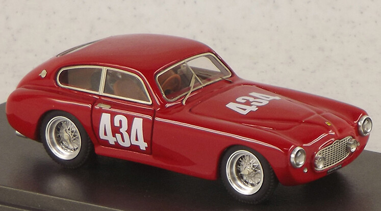 ALFA MODEL 43  AM43F42R FERRARI 212 EXPORT MOTTO GIRO DI SICILIA 1951- CHECCACCI- BARDAZZI RED