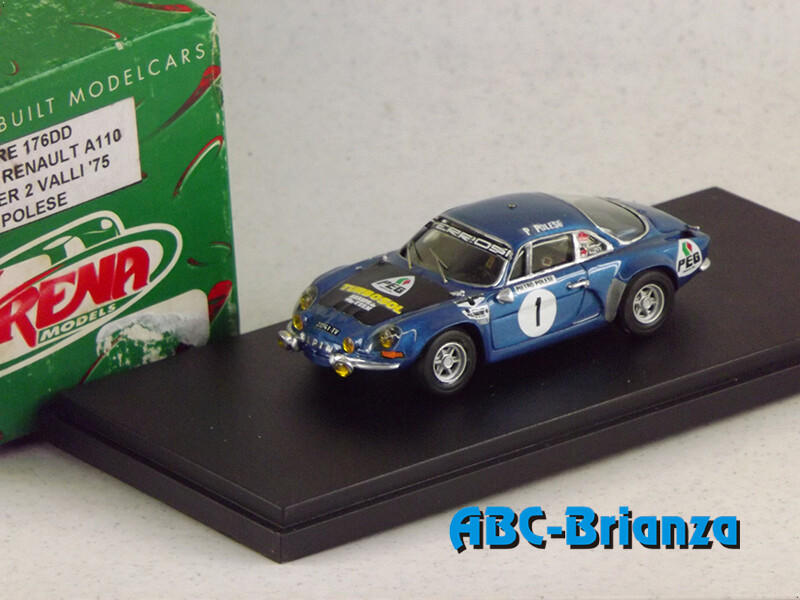 ARENA AREM176DD ALPINE RENAULT A110 WINNER 2 VALLI '74 POLESESCHENONE