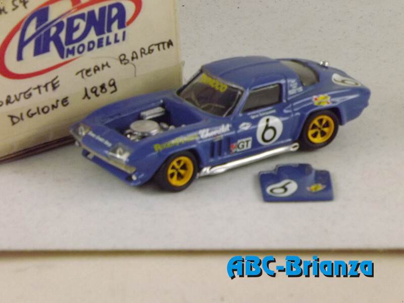 ARENA AREM057 CORVETTE TEAM BARETTA DIGIONE 1989 # 6