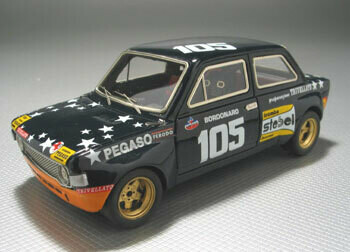 ARENA AREM314 - FIAT 128 1100 GR.2 MONZA '73 TEAM TRIVELLATO N.105 BORDONARO