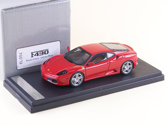 RACING 43 RKEL051 Ferrari F430 Rosso Corsa interno Beige