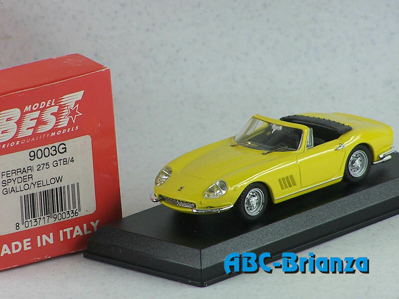 BEST9003G FERRARI 275 GTB/4 SPYDER GIALLO/YELLOW