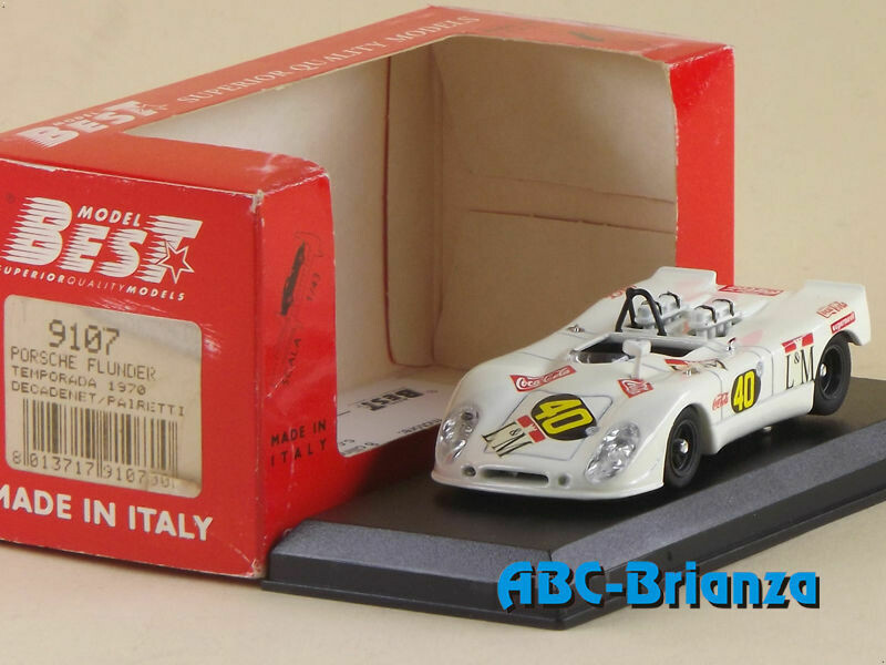 BEST9107 PORSCHE FLUNDER TEMPORADA 1970 DECADENET/ PAIRETTI