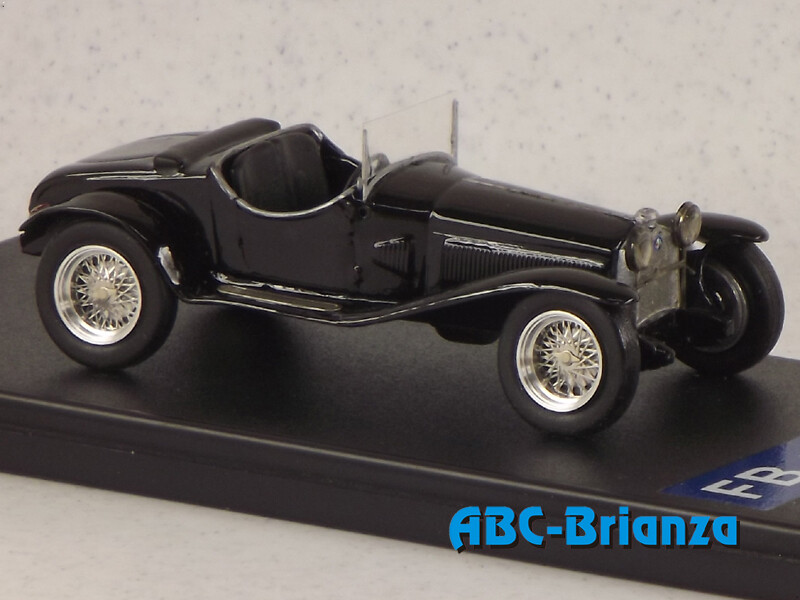 FB MODEL FBM038B ALFA ROMEO 6C 1750 SS ZAGATO BENITO MUSSOLINI BLACK