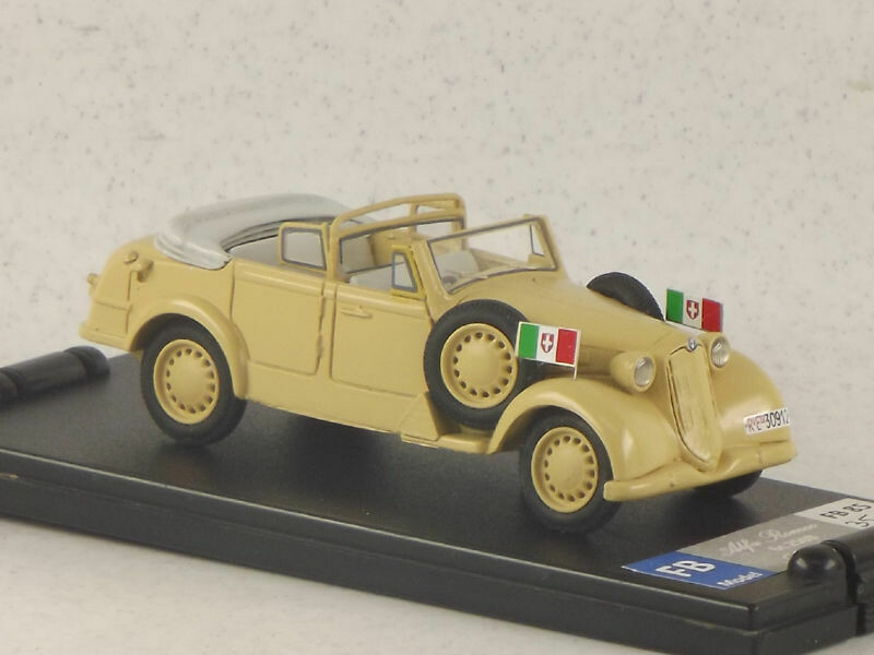 FB MODEL FBM085B ALFA ROMEO 6C 2500 COLONIALE 2° serie 1942 EL ALAMEIN