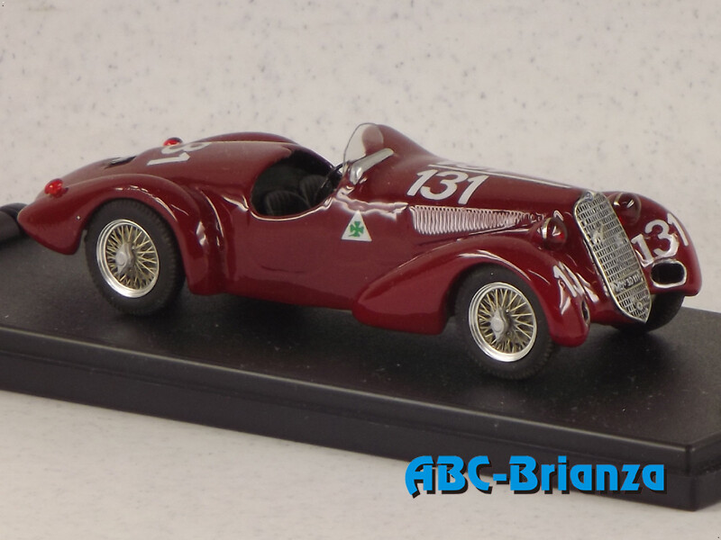 FB MODEL FBM087A ALFA ROMEO 6C 2300 SPIDER PASSO LUNGO MILLE MIGLIA 1938 RANGONI
