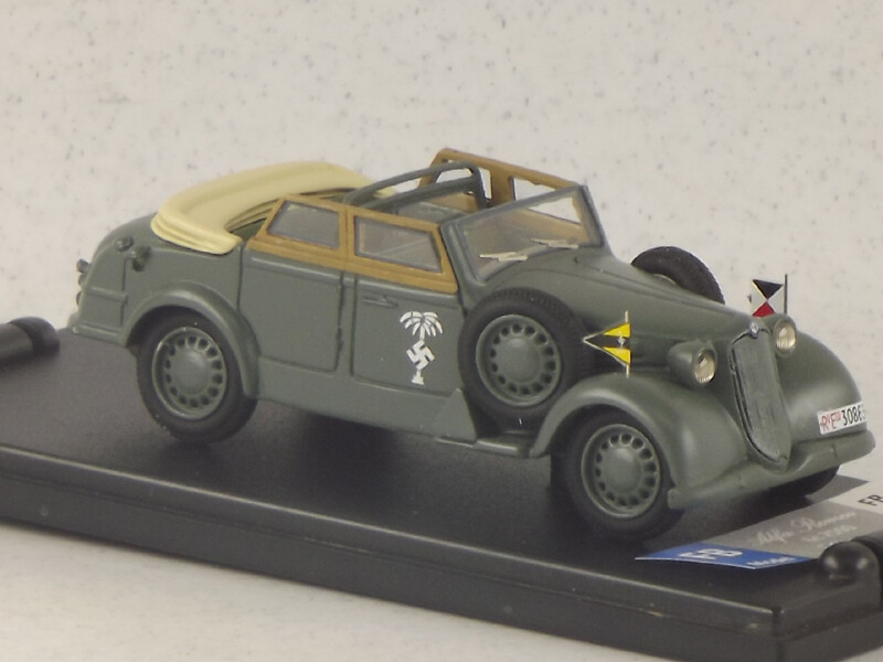 FB MODEL FBM085G ALFA ROMEO 6C 2500 COLONIALE 2° serie BENITO MUSSOLINI 1945