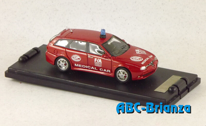 FB MODEL FBM061H ALFA ROMEO 156 GTA SW MEDICAL CAR -FIA- RED