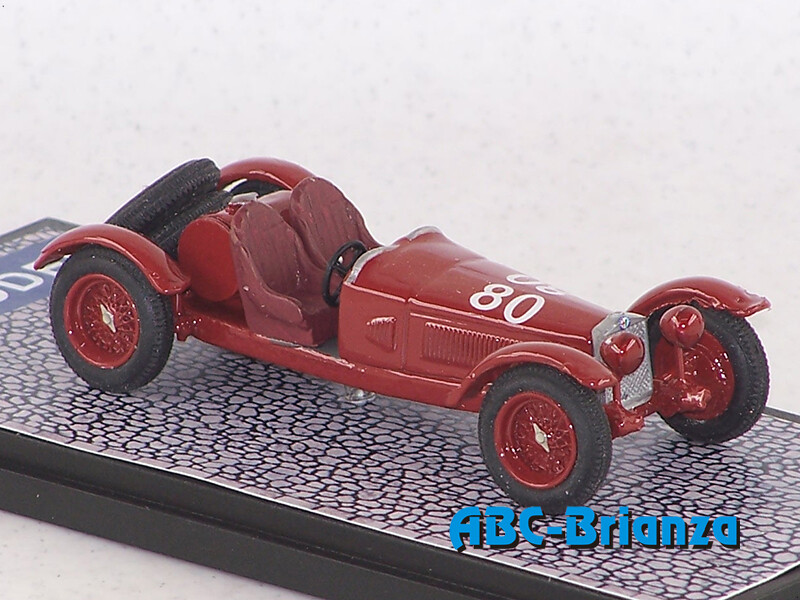 FB MODEL FBM083G ALFA ROMEO 6C 1750 SS 1 Circuito del Sud V. Florio 1930 Arcangeli # 80