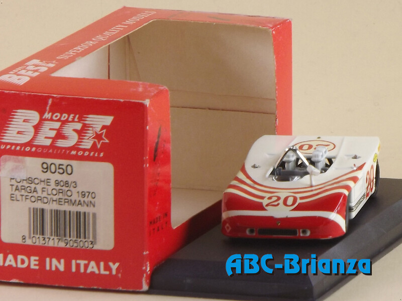 BEST9050 PORSCHE 908/3 TARGA FLORIO 1970 ELTFORD/HEEMANN