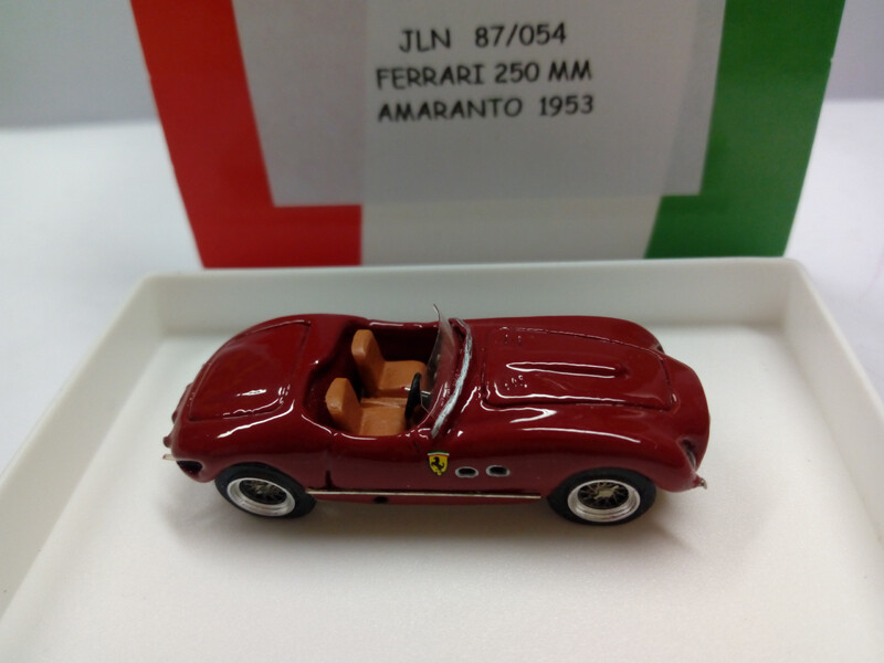 JOLLY MODEL  JL87054 FERRARI 250 MM 1953 MAROON