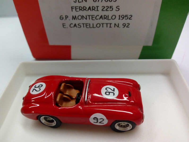 JOLLY MODEL  JL87065 FERRARI 225S GP MONTECARLO 1952 CASTELLOTTI 92