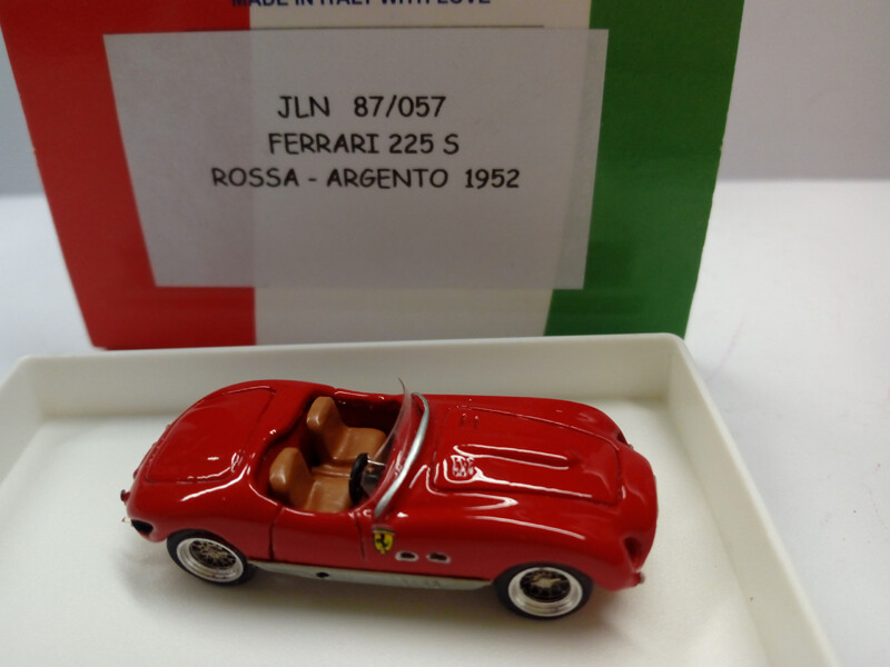 JOLLY MODEL  JL87057 FERRARI 225S 1952 RED-SILVER