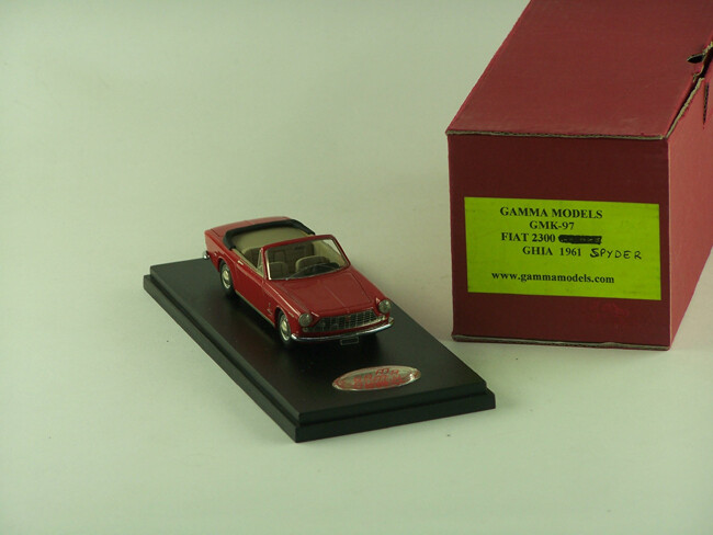 GAMMA MODELS GMM097 FIAT  2300 SPIDER  1961