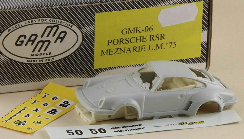 GAMMA MODELS GMK006 PORSCHE RSR "MEZNARIE"  LeMANS 1975 N° 50