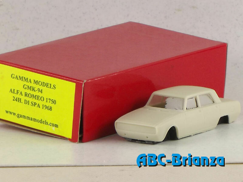 GAMMA MODELS GMK094 ALFA ROMEO 1750 24 ORE DI SPA 1968