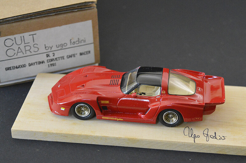 FADINI CULT CAR02 GREENWOOD DAYTONA CORVETTE CAFE' RACER 1981