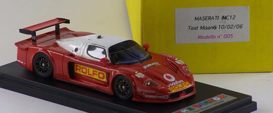 SC MODEL SCCV06 MASERATI MC12 TEST MISANO 10-02-06