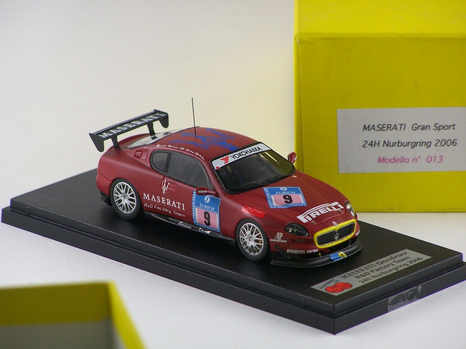 SC MODEL SCCV04 MASERATI GRAN SPORT NURBURGRING 2006