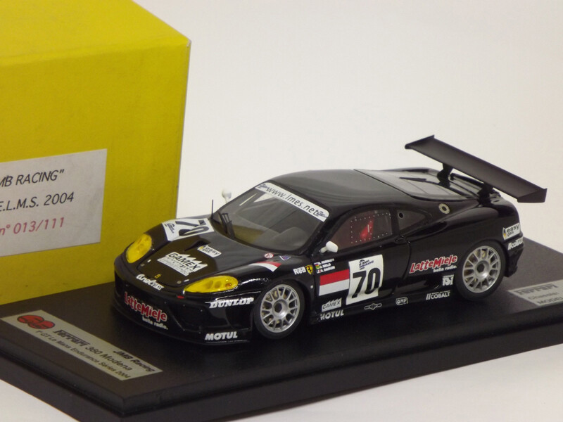 SC MODEL SCCV12 FERRARI 360 JMB RACING 1° GT2 E.L.M.S. 2004 #70