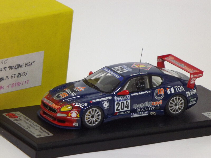SC MODEL SCCV15 MASERATI RACING BOX CAMP.ITALIANO GT 2005
