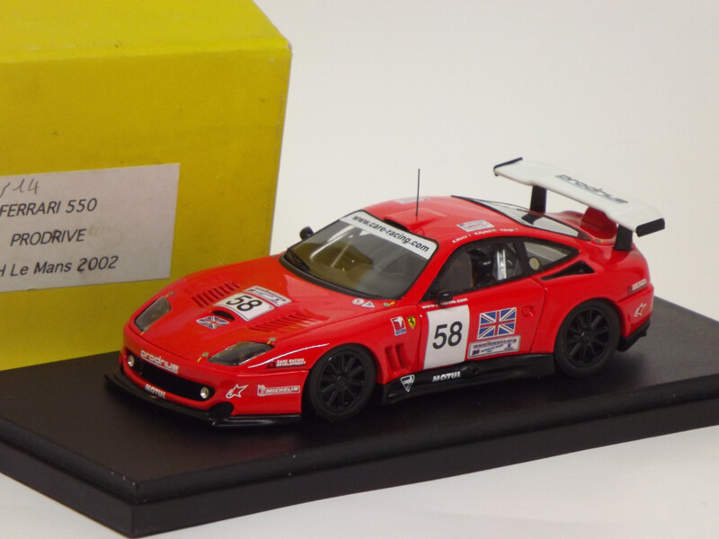 SC MODEL SCCV14 FERRARI  550 PRODRIVE LE MANS 2002 #58