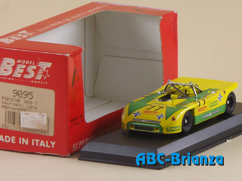 BEST9095 PRSCHE 908/3 MONTSENY 1972 FERNANDEZ # 77