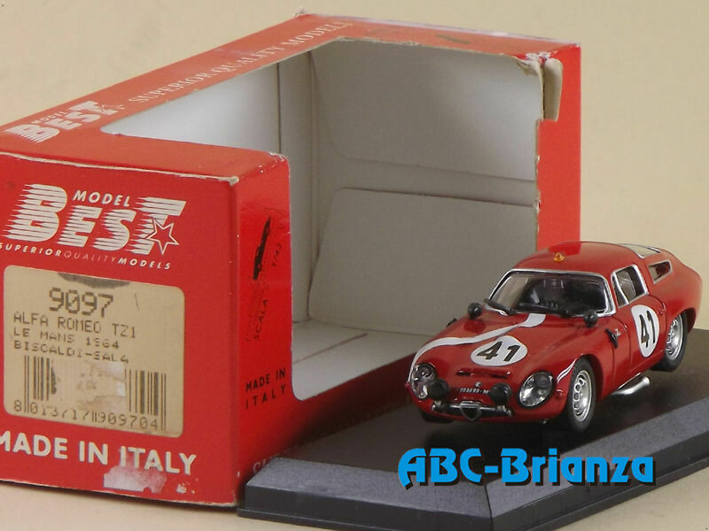 BEST9097 ALFA ROMEO TZ1 Le Mans 1964 - Biscaldi/Sala #41