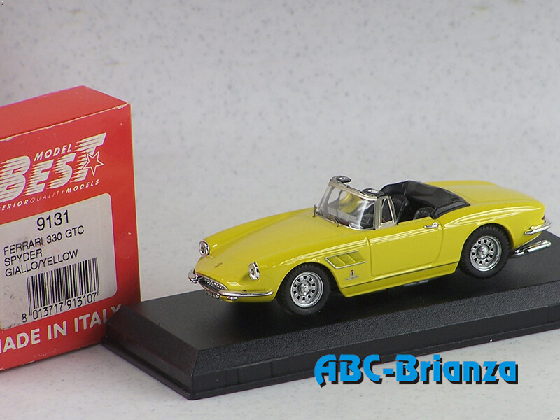 BEST9131 FERRARI 330 GTC SPYDER GIALLO/YELLOW