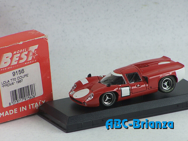 BEST9156 LOLA T70 COUPE' ''PROVA''  1967
