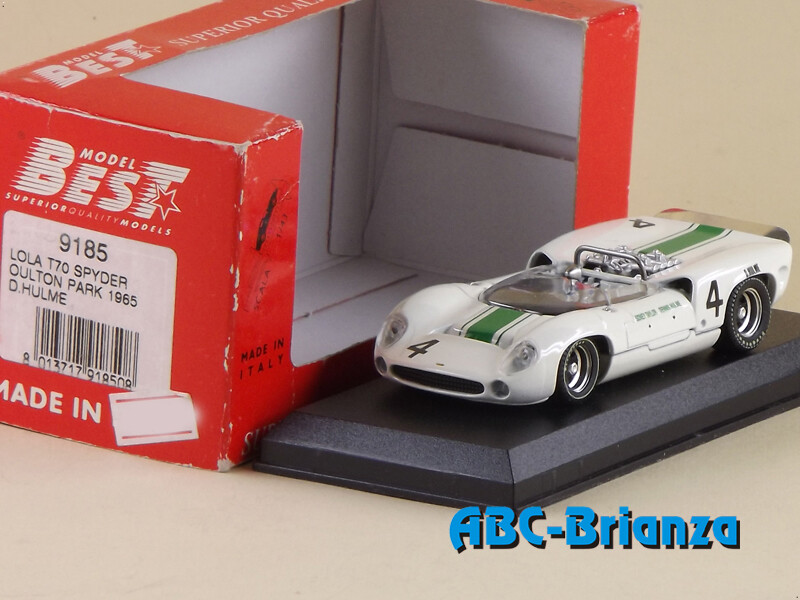 BEST9185  LOLA T70 SPYDER OULTON PARK 1965 D.HULME #4