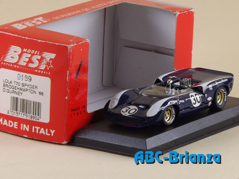 BEST9189  LOLA T70 SPYDER BRIDGEHAMPTON '66D GURNEY # 30