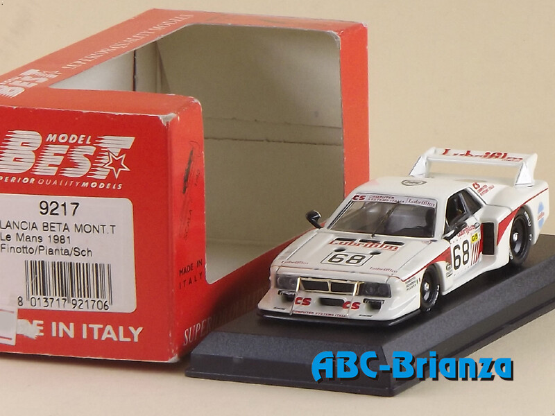 BEST9217 LANCIA BETA MONTECARLO TURBO Le Mans 1981 - Finotto/Pianta/Schoen #68