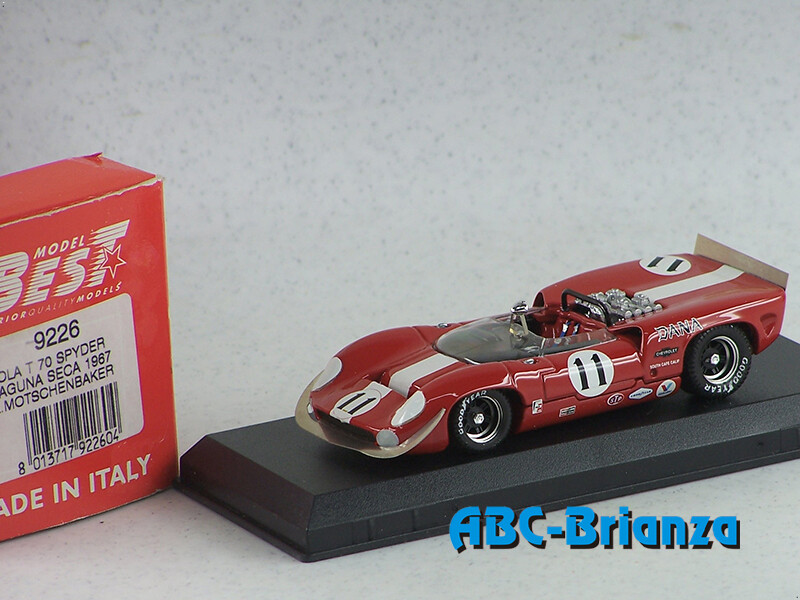 BEST 9226 LOLA T 70 SPIDER Laguna Seca 1967 - L. Motschenbaker # 11