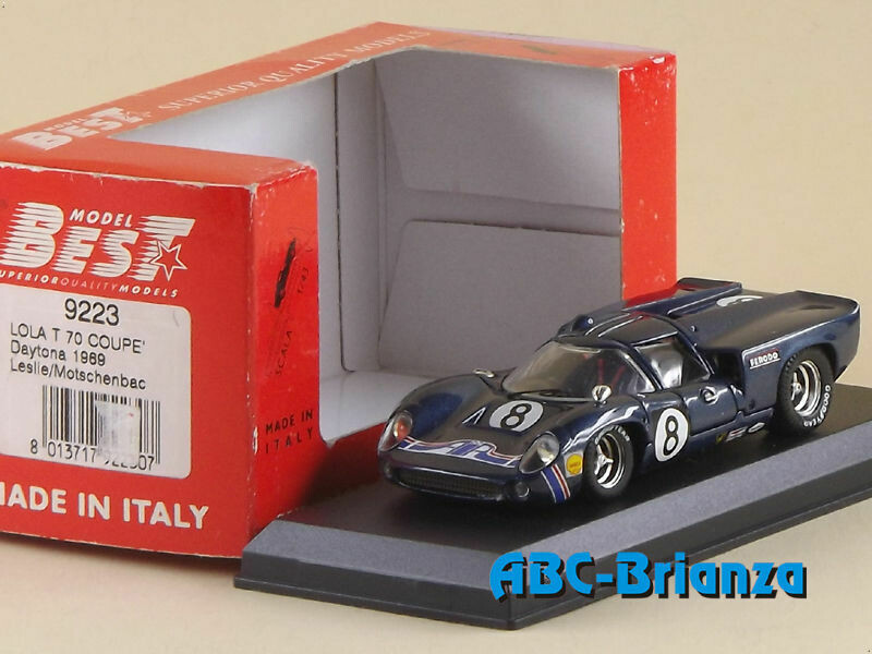 BEST9223 LOLA T 70 COUPE' Daytona 1934,95 - Leslie/Morschenbacher #8
