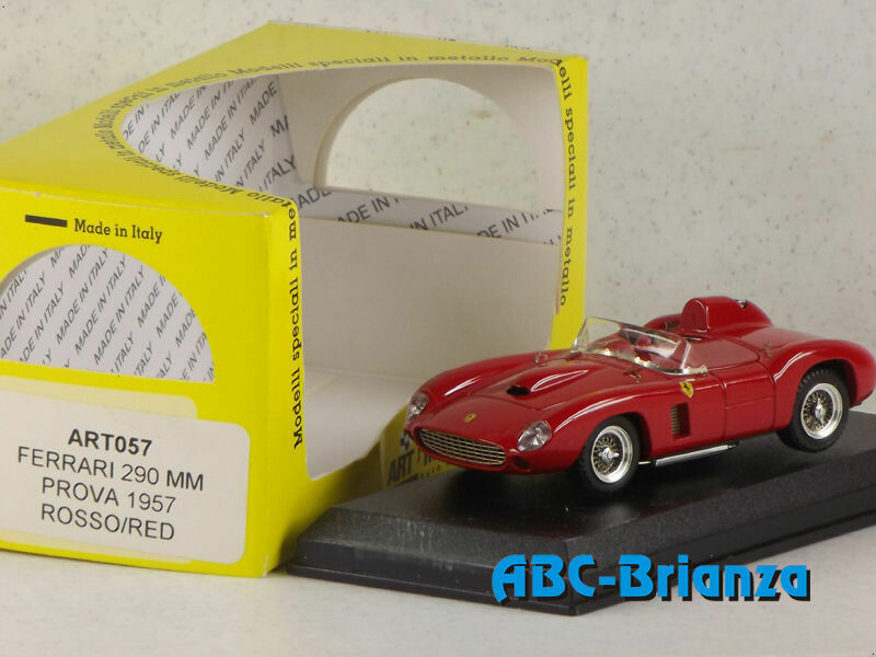 ART MODEL ART057 FERRARI 290 MM PROVA 1957 ROSSO RED