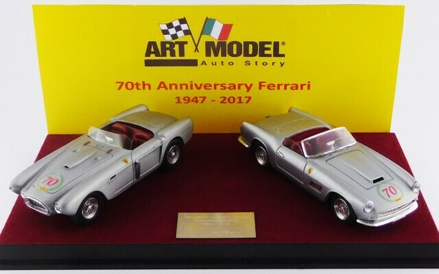 ART MODEL ART374 70° ANNIVERSARIO FERRARI 1947/2017 IRON ANN.-lim.ed.70 pcs. FERRARI 340 MEXICO SPYDER- FERRAR