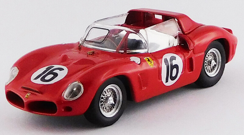 ART MODEL ART376 FERRARI 268 DINO SP - Le Mans Test 1962 - Rodriguez / Bandini / Parkes / Gendebien / Mairesse # 16
