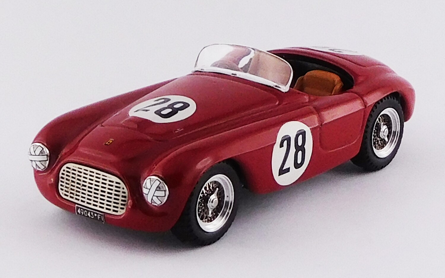 ART MODEL ART378 FERRARI 166 MM BARCHETTA - Potugal Grand Prix 1952 - C. Biondetti #28 - Chassis #0022M 6rd -