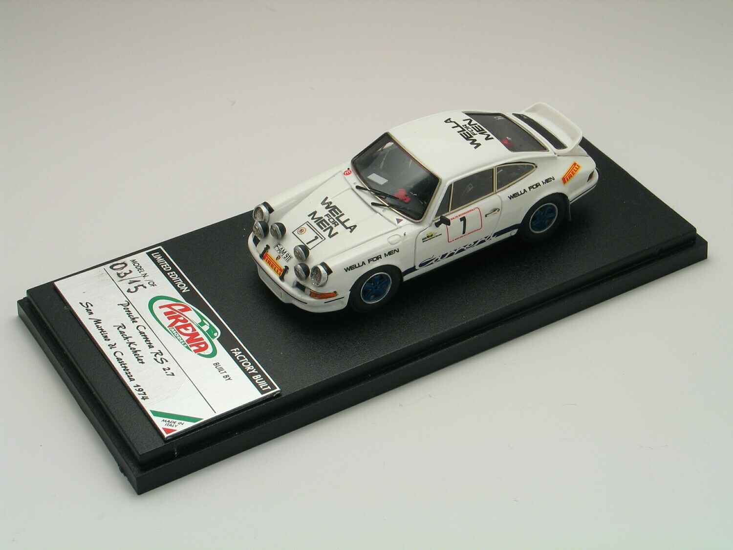 ARENA ARSM054 - PORSCHE CARRERA 2.7 RS RACH-KOHELER RALLY S.MARTINO DI CASTROZZA 1974