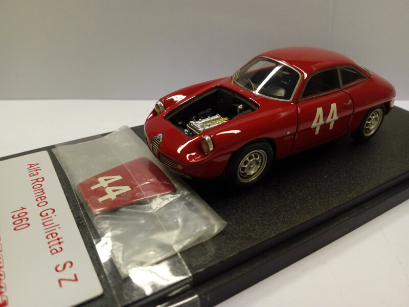 TECNOMODEL TCN07B1  ALFA ROMEO GIULIETTA SZ 1960 TARGA FLORIO # 44