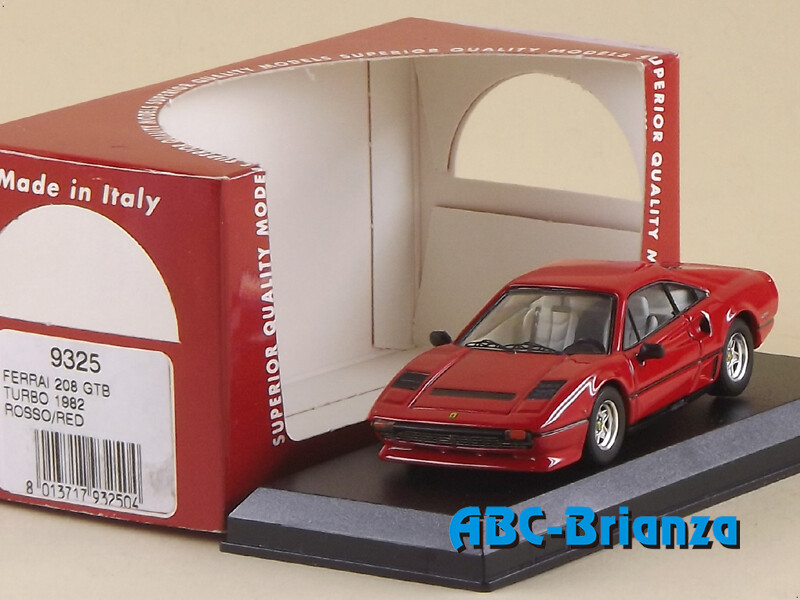 BEST9325	FERRARI 208 GTB TURBO 1982 - Rossa-Red