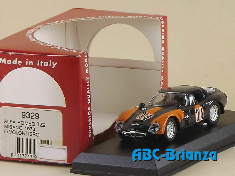 BEST9329 ALFA ROMEO TZ2 MISANO 1973 O. VOLONTIERO #34