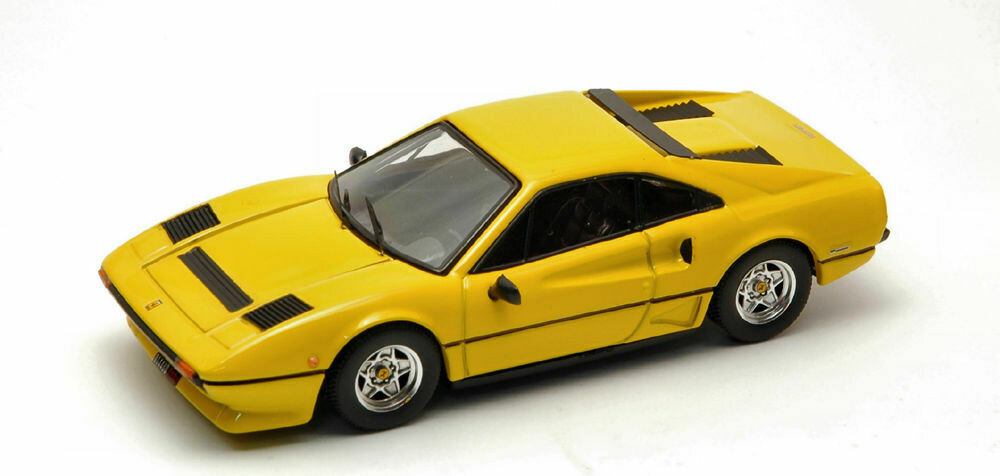 BEST9332 FERRARI 208 GTB TURBO 1982 - Gialla/Yellow