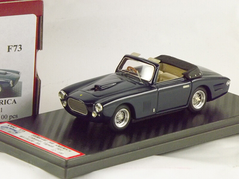 ALFA MODEL 43  AM43F73 - FERRARI 340 AMERICA CABRIOLET VIGNALE 1951 CH.N.0138AM BLUE