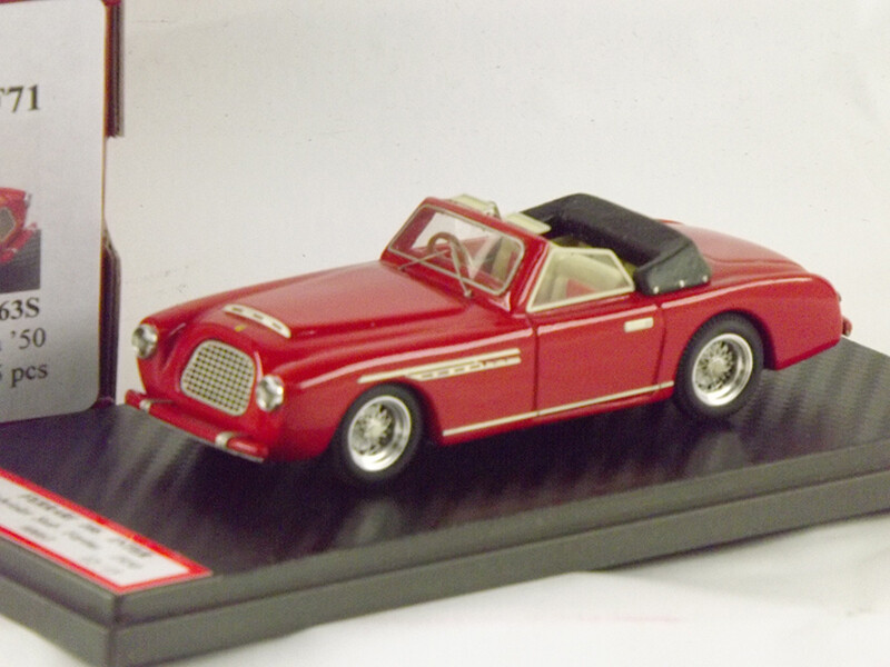 ALFA MODEL 43  AM43F71 - FERRARI 166 INTER #0063S CABRIOLET FARINA 1950