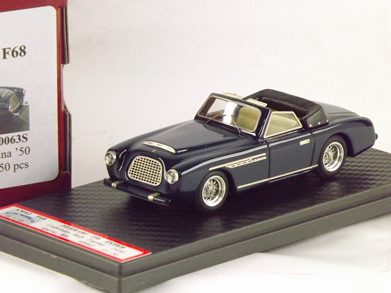 ALFA MODEL 43  AM43F68 166 INTER #0063S CABRIOLET STAB. FARINA-APERTA 50 BLU