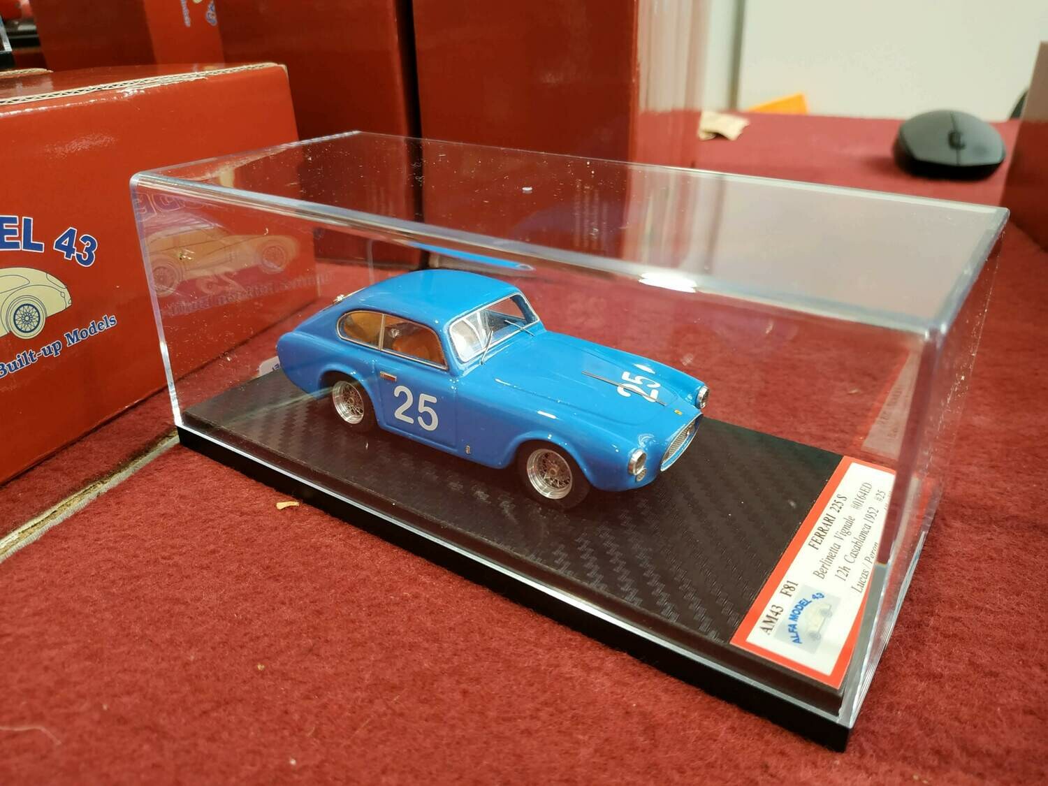 ALFA MODEL 43  AM43F81 - FERRARI 225S BERLINETTA VIGNALE #164ED 12H CASABLANCA 1952