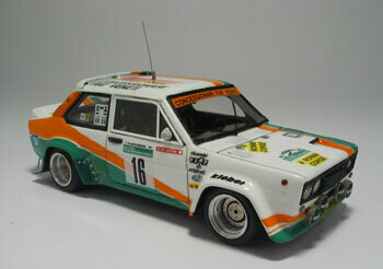 ARENA AREM346 - FIAT 131 AB. GR.4 4 R LATTE SOLE 1981 T.FLORIO  DARNICHE-MAHE COLL. ROM.CECCATO-DE ANTONI